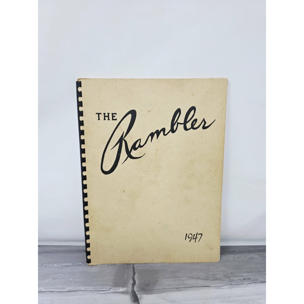 1947 Lafayette High School‎ Yearbook The Rambler Lafayette Georgia SOUTH